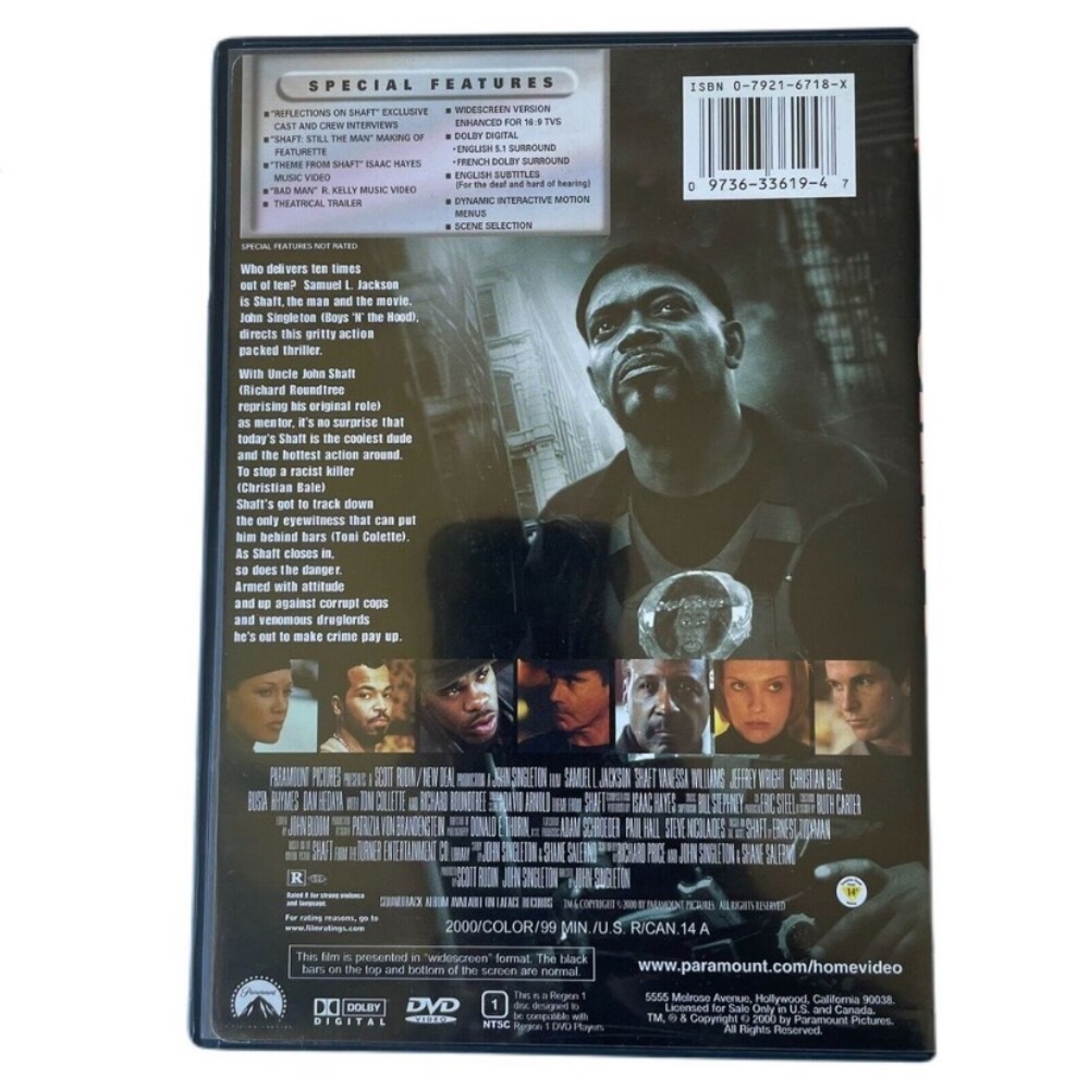Shaft (DVD Movie) - Black and Gray Cover